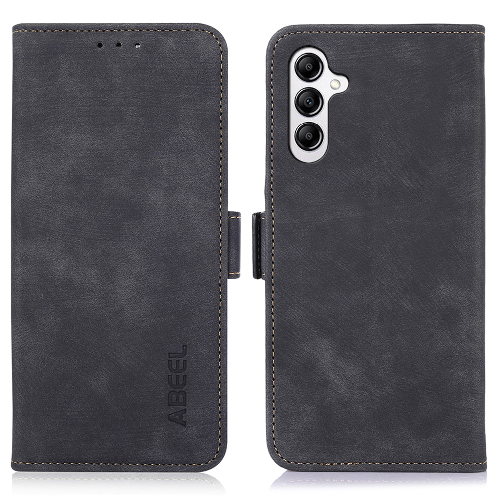 ABEEL Til Samsung Galaxy S23 FE Retro Texture Wallet Stødsikkert telefoncover PU læder stativ ABEEL Til Samsung Galaxy S23 FE Retro Texture Wallet Stødsikkert telefoncover PU læder stativ